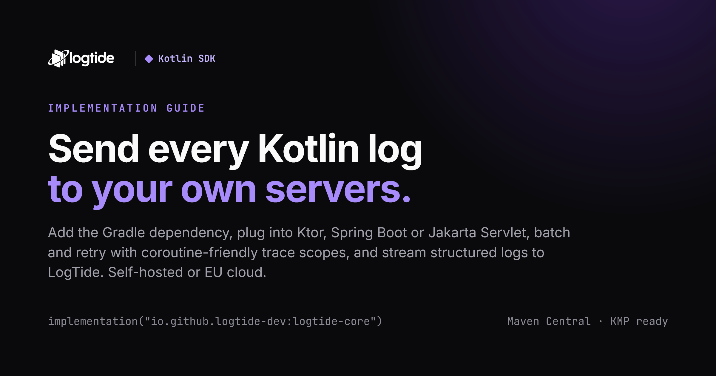 Kotlin SDK | LogTide Docs