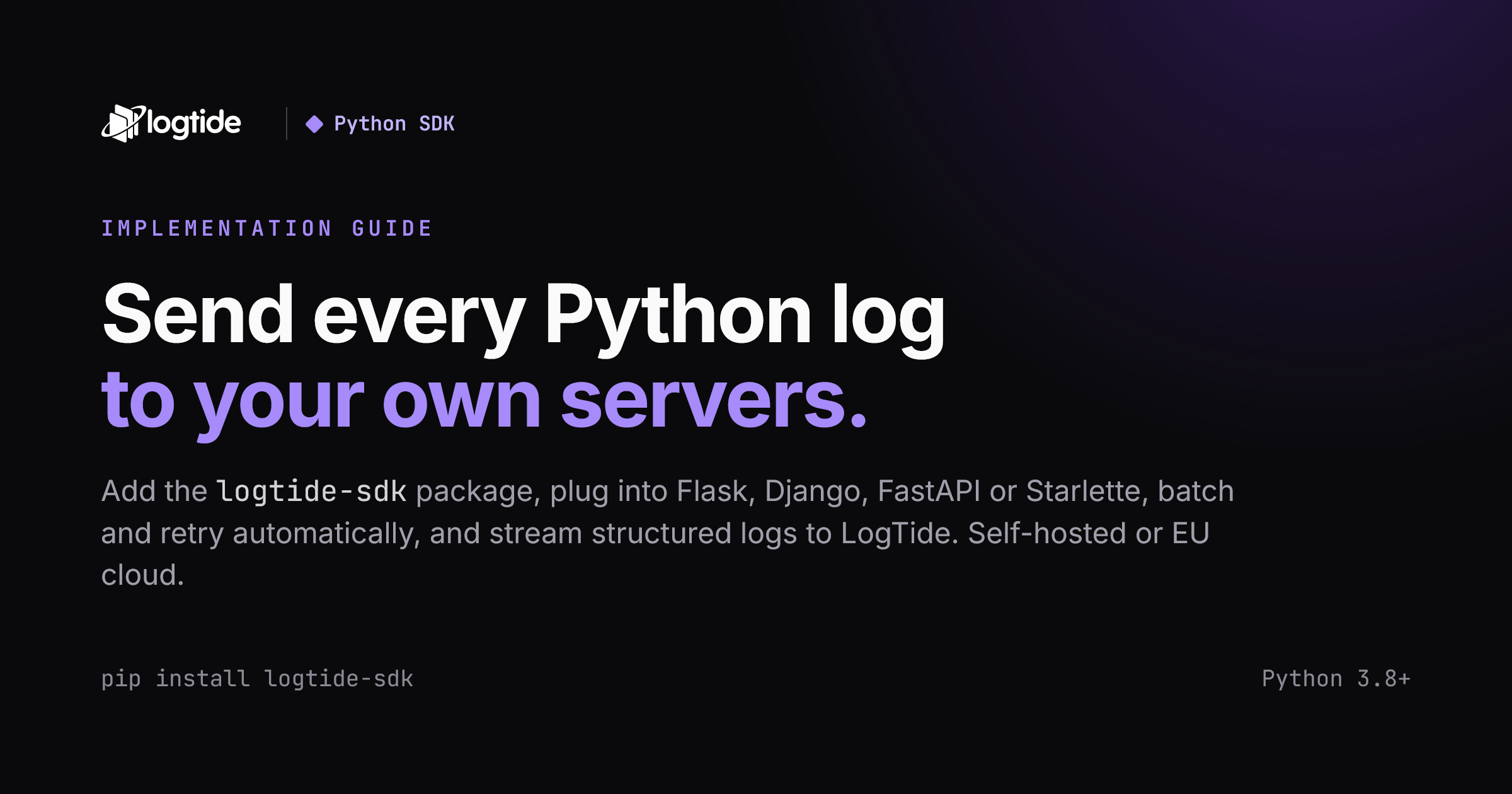 Python SDK | LogTide Docs